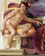 Michelangelo Buonarroti Ignudo oil painting reproduction